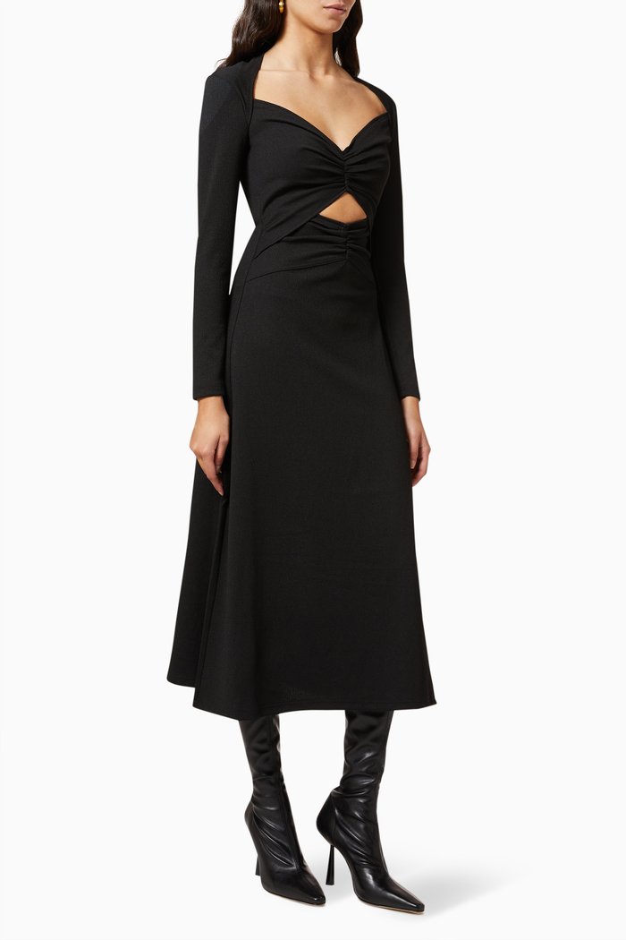 

Possession Dress in Stretch Jersey, Black
