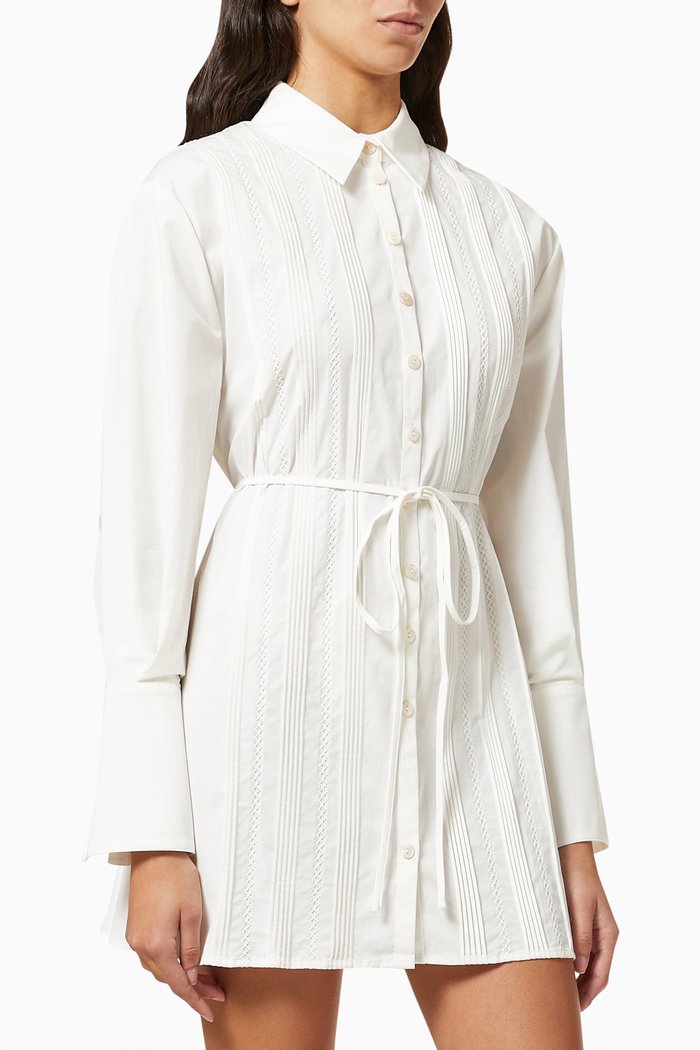 

Last Night Dress in Cotton, White
