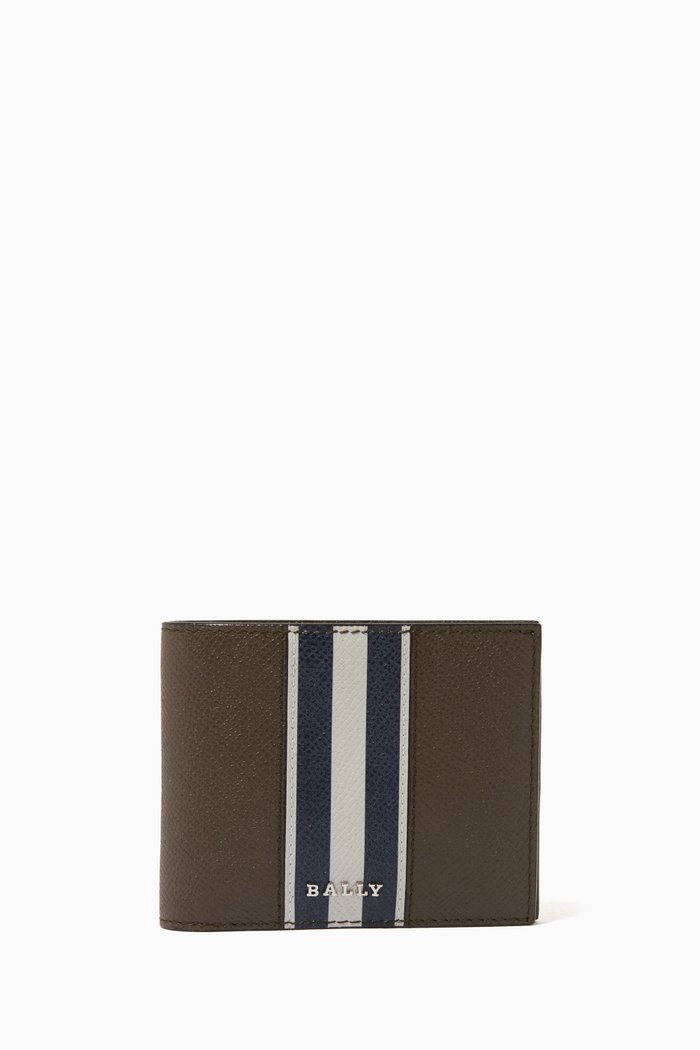 

Bevye Wallet in Leather, Green