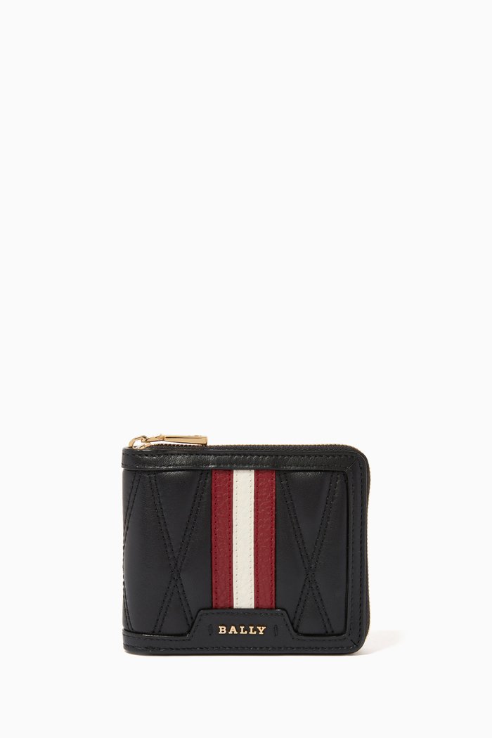 

Dassy Wallet in Quilted Leather, Black