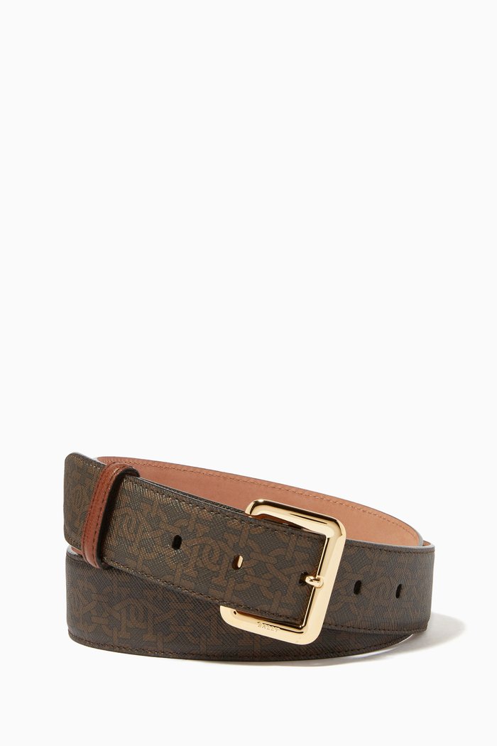 

Janelle Belt in Monogram TPU, Brown