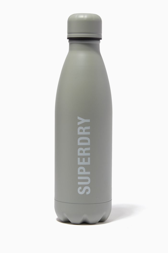Code Sportstyle Water Bottle in Stainless Steel, Grey