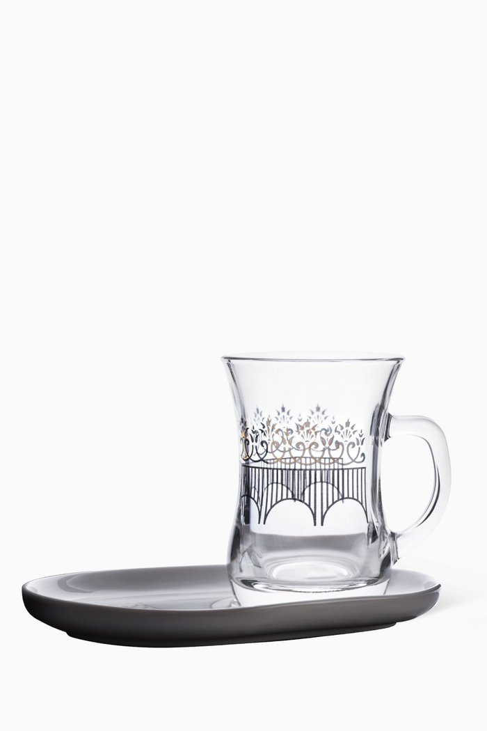 

Grace Mug and Saucer, Set of 2, Multicolour