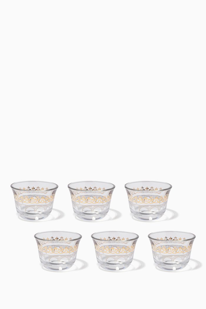 

Grace Cawa Cups, Set of 6, Gold