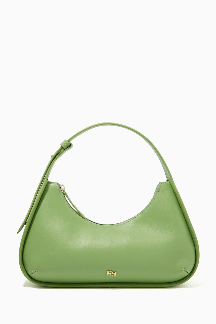 Mini Tempura Bag in Nappa, Green