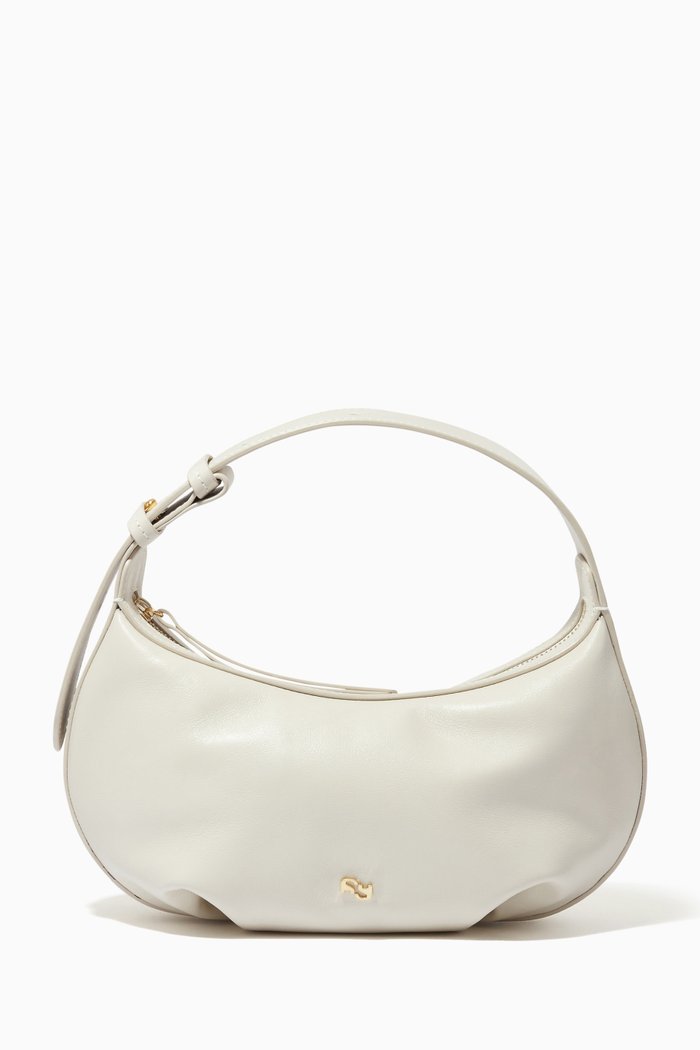 

Puff Shoulder Bag in Nappa, Neutral