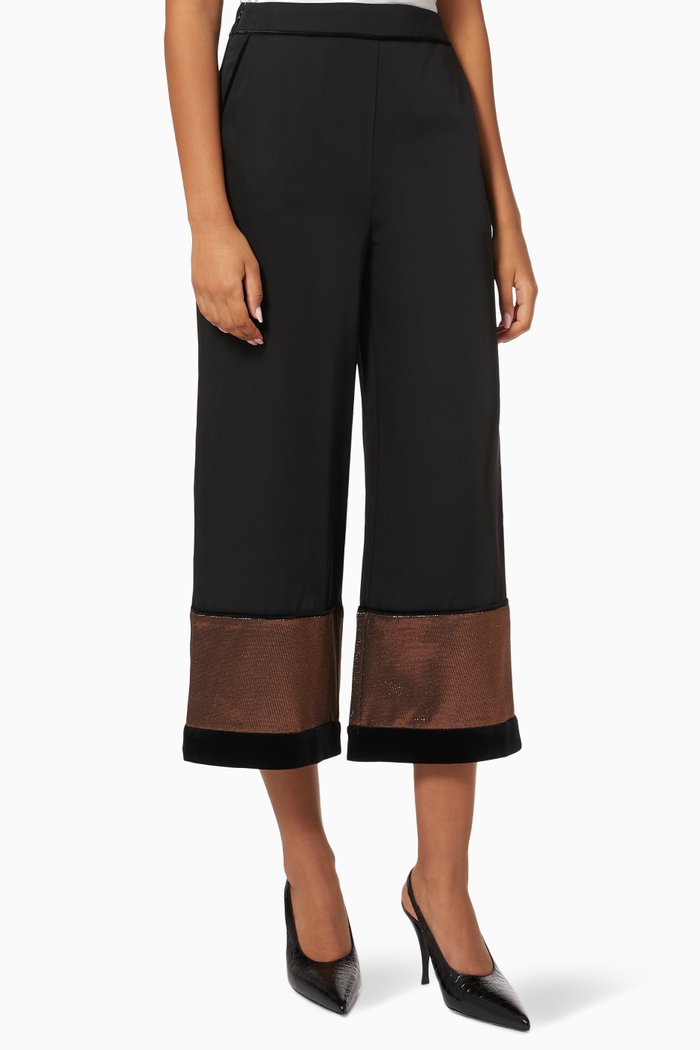 

Wide Leg Pants, Black