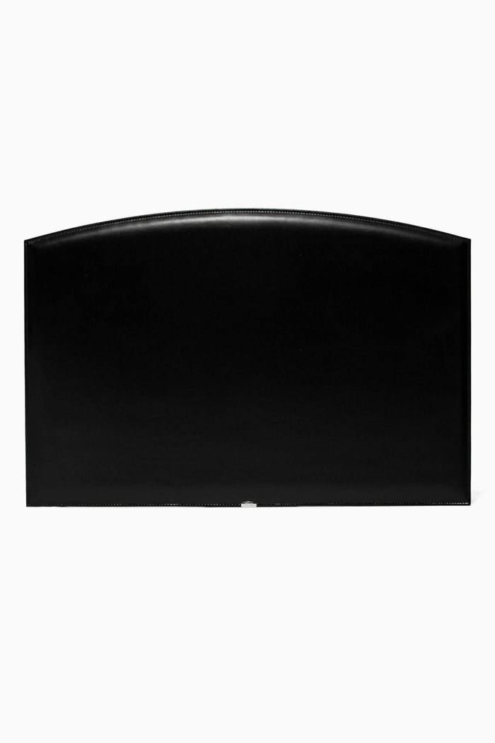 

Desk Pad in Calfskin Leather, Black