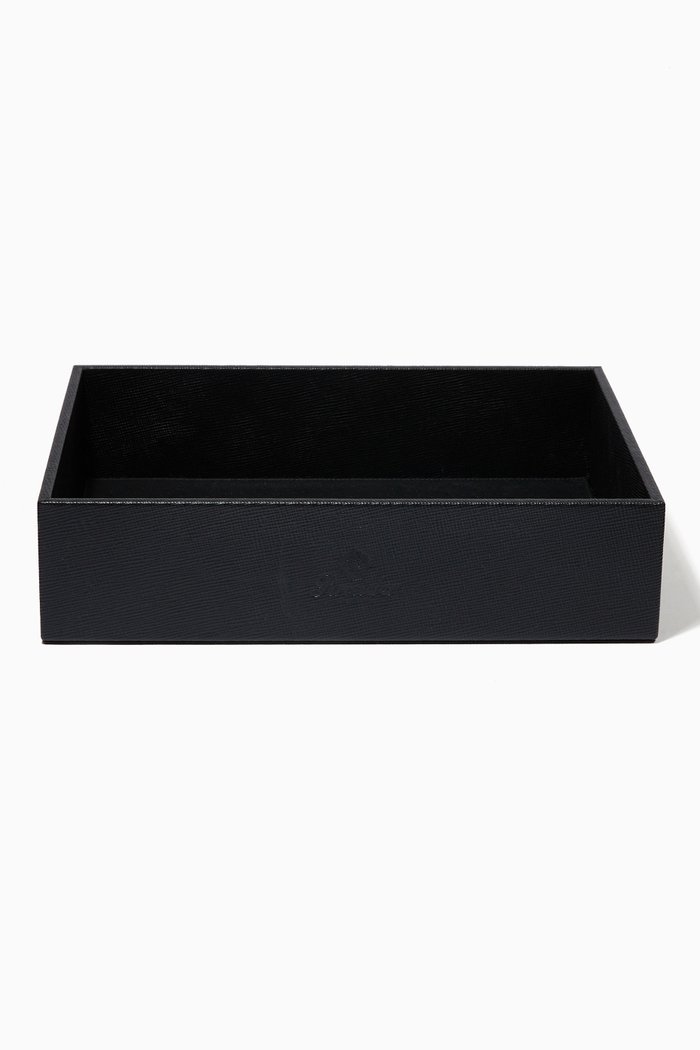 

Valet Tray in Franzi Leather, Black