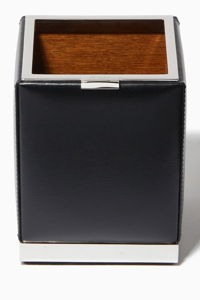 

Pencil Cup in Leather, Black