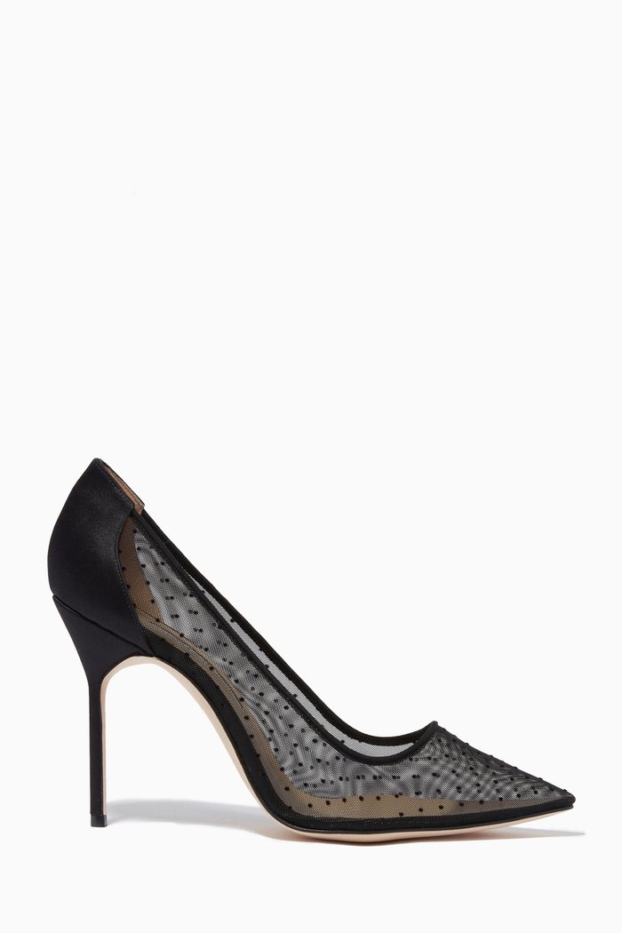 BBLA 105 Pumps in Mesh, Black