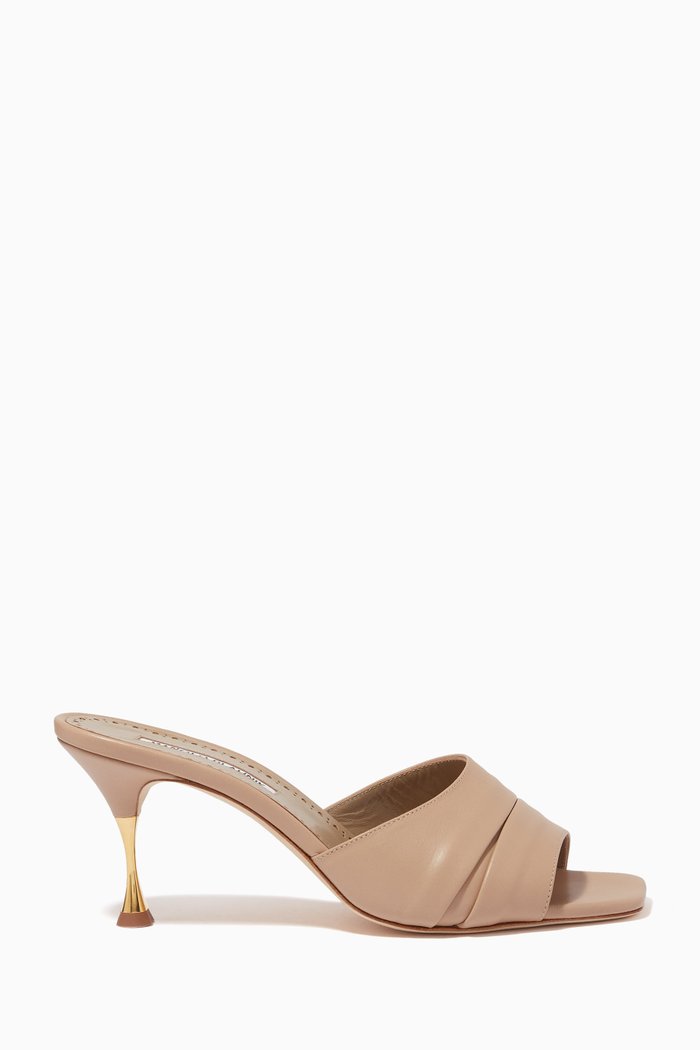

Picoux 70 Mules in Nappa, Neutral