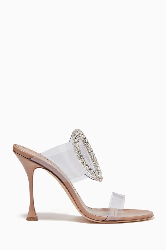 

Fibionabi 105 Mules in Patent Leather & PVC, Neutral