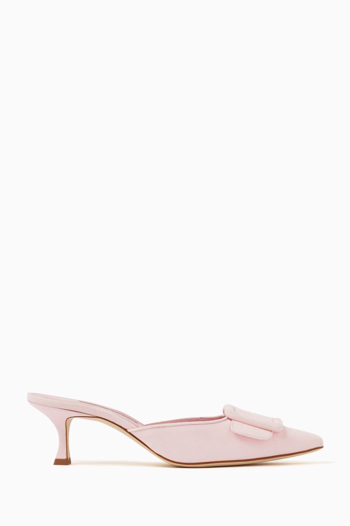 

Maysale 50 Mules in Suede, Pink