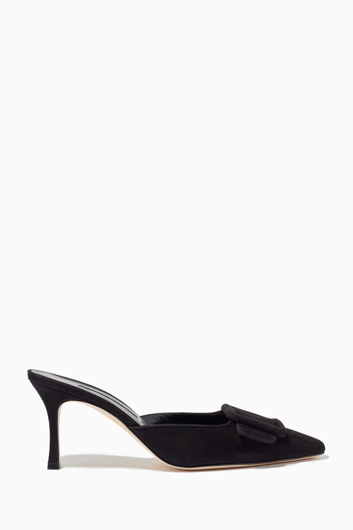 

Maysale 70 Mules in Suede, Black