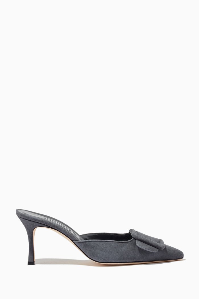 

Maysale 70 Mules in Suede, Grey