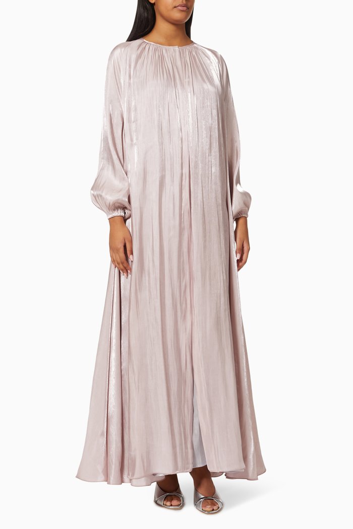 

Shimmer Abaya Set, Pink