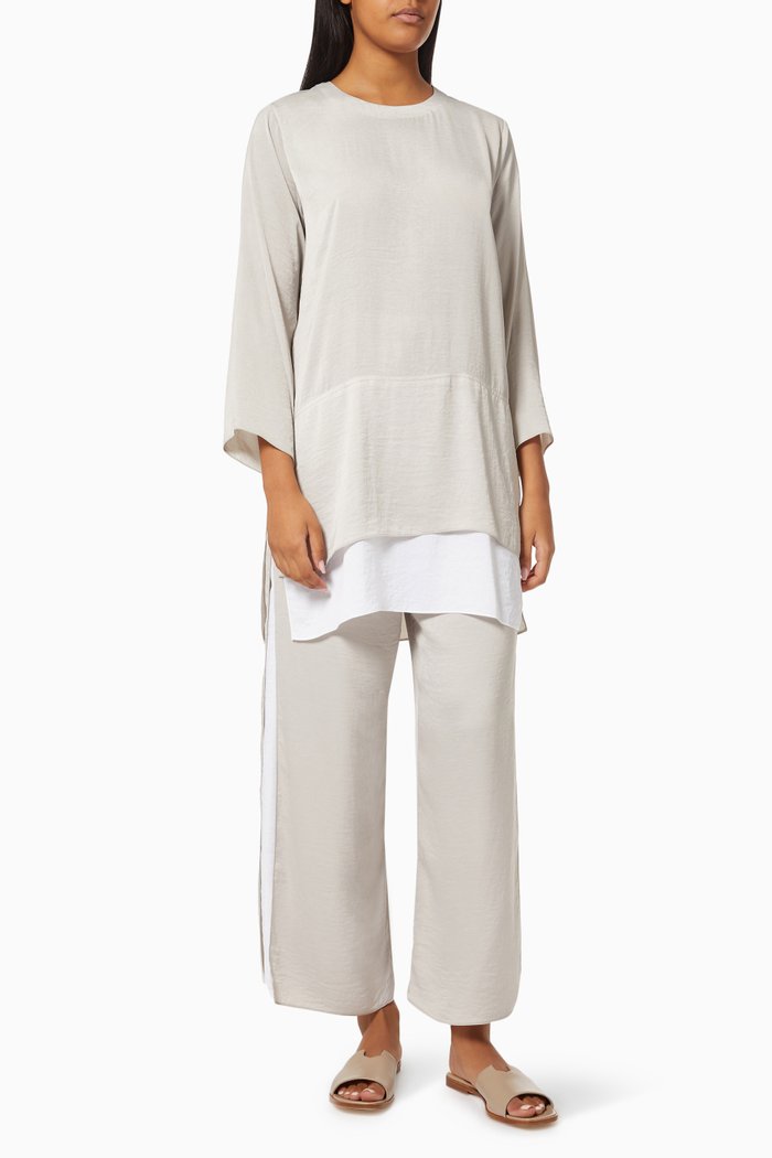 

Layered Top & Pant Set, Neutral