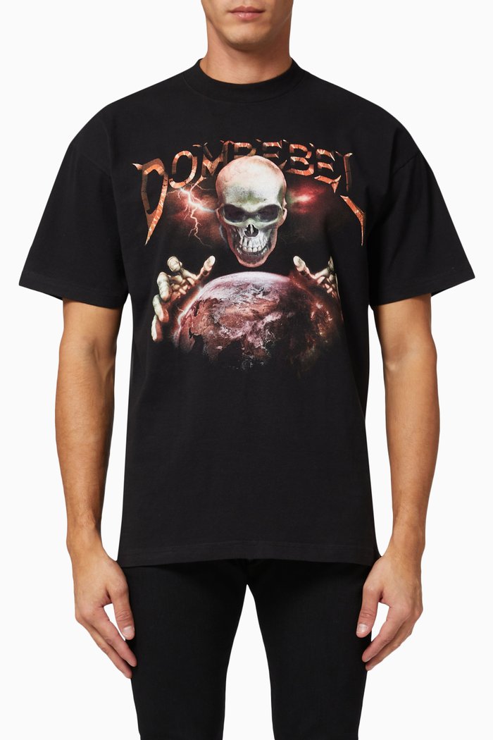

Doom Box T-shirt in Cotton, Black