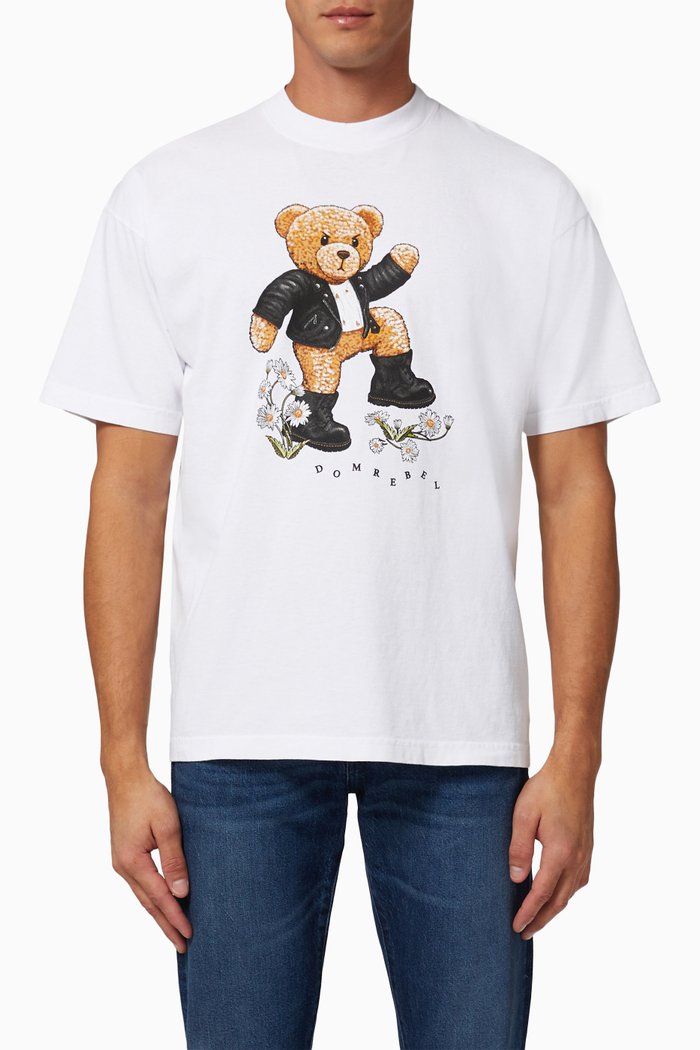 

Stomp Box T-shirt in Cotton, White