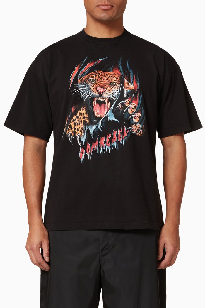 

Shredder Box T-Shirt in Cotton, Black