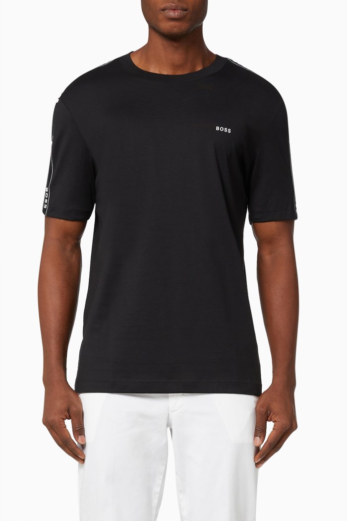 

Tiburt T-shirt in Cotton Jersey, Black
