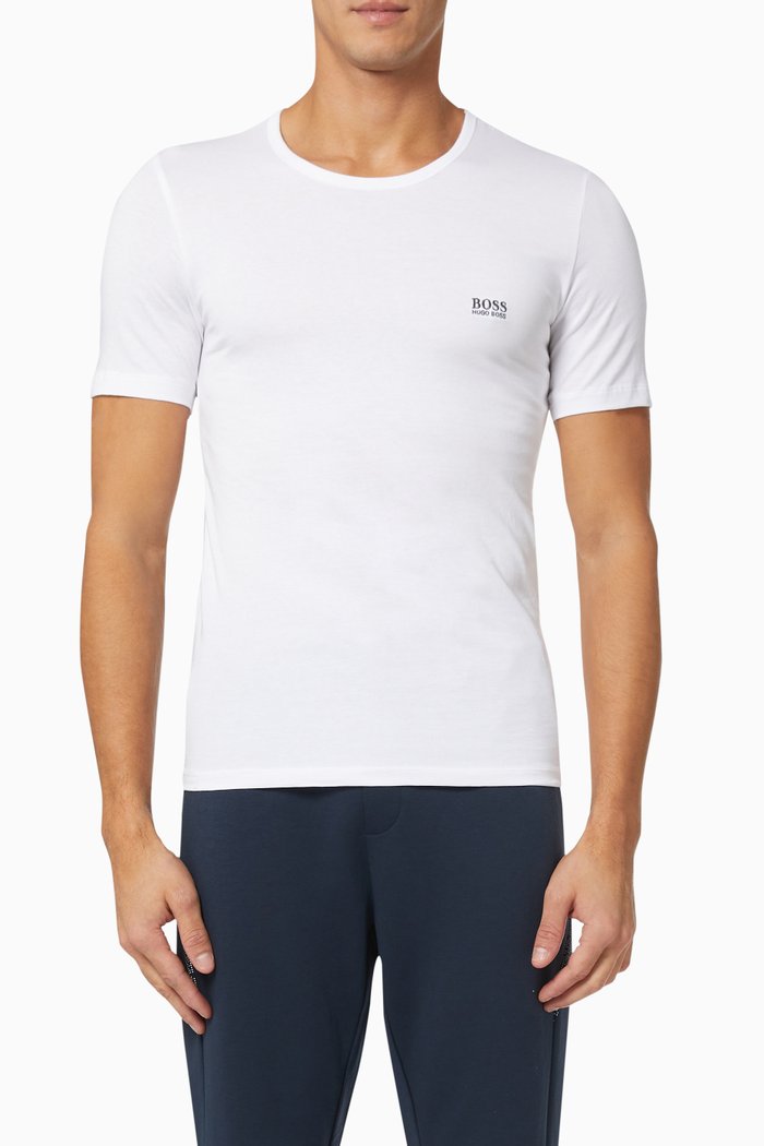 

Logo Embroidered T-Shirt Set, Pack of 3, Multicolour