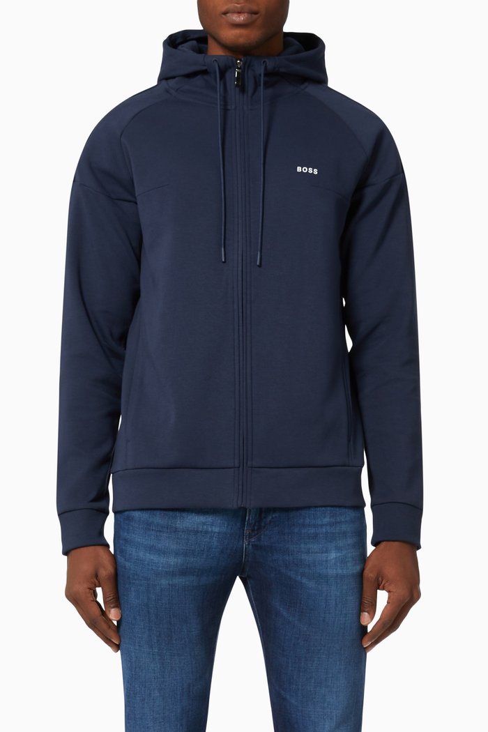 

Saggy 1 Hoodie in Fleece, Blue