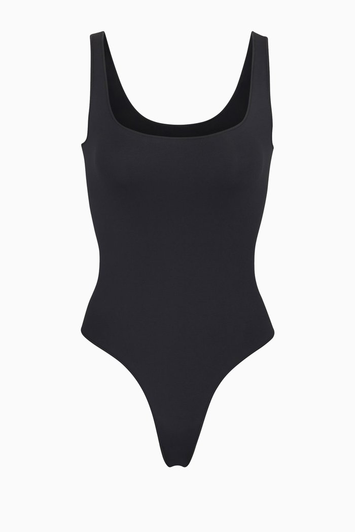 

Essential Scoop-neck Bodysuit, Black