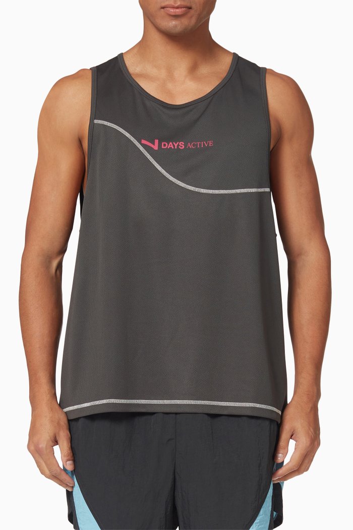 

Nolan Logo Tank, Grey