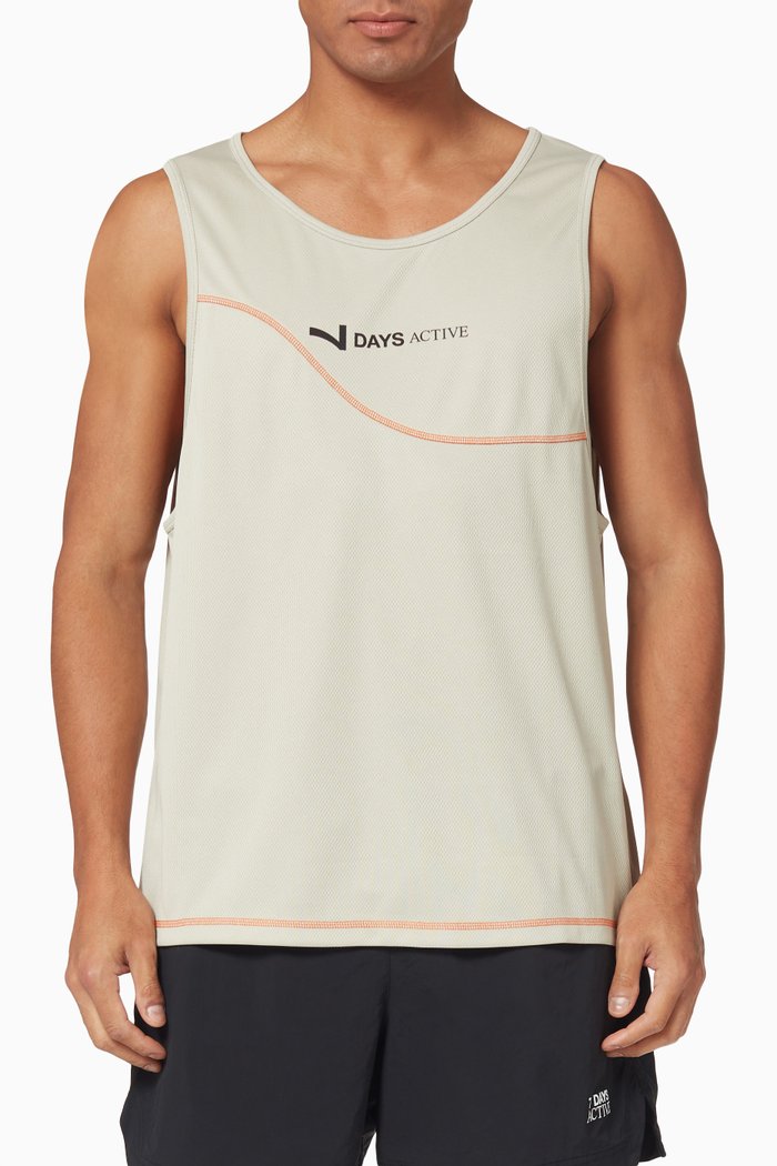 

Nolan Logo Tank, Grey