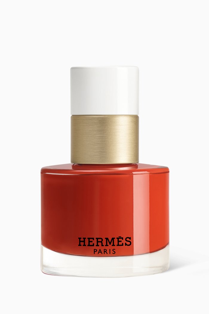 

71 Orange Brule Les Mains Hermes Nail Enamel, 15ml, Colourless