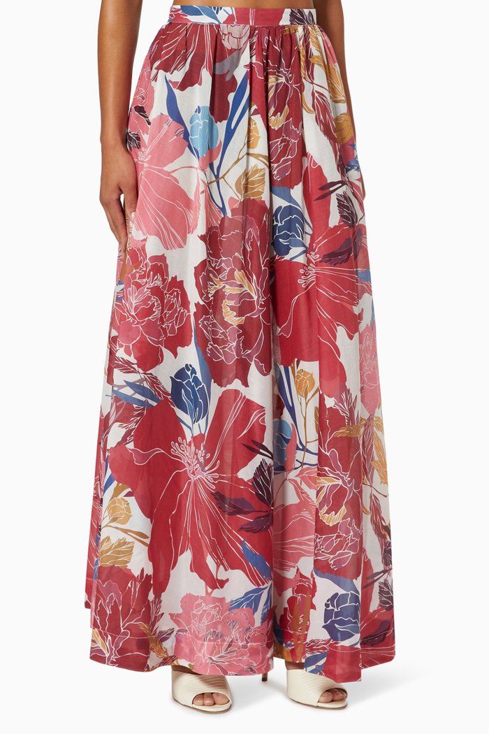 

Marion Skirt in Cotton, Red