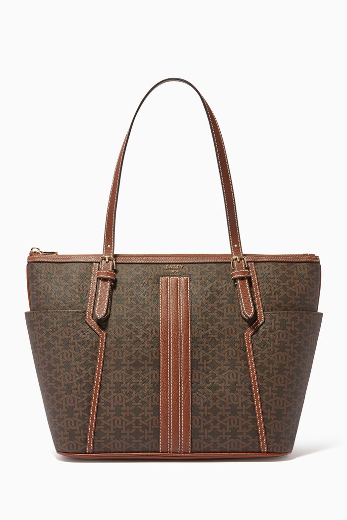 

Damirah Tote Bag in Monogram TPU, Brown