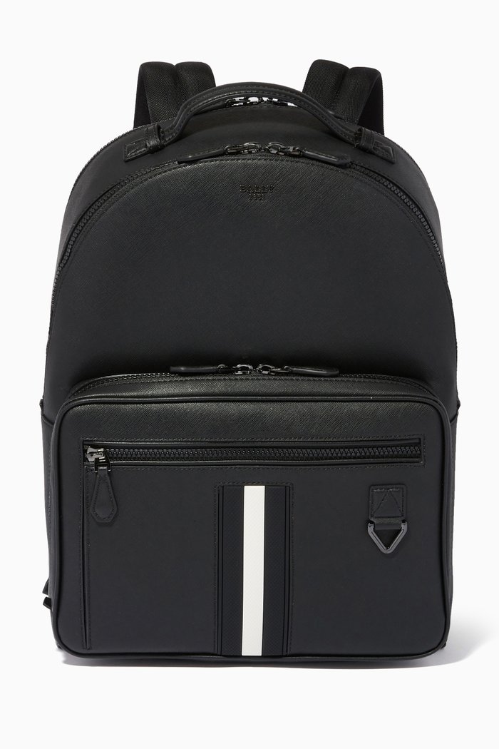 

Mavrick Backpack in Leather, Black