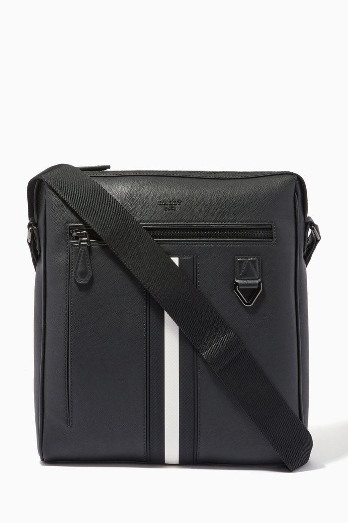 

Mecoy Crossbody Bag in Bovine Leather, Black