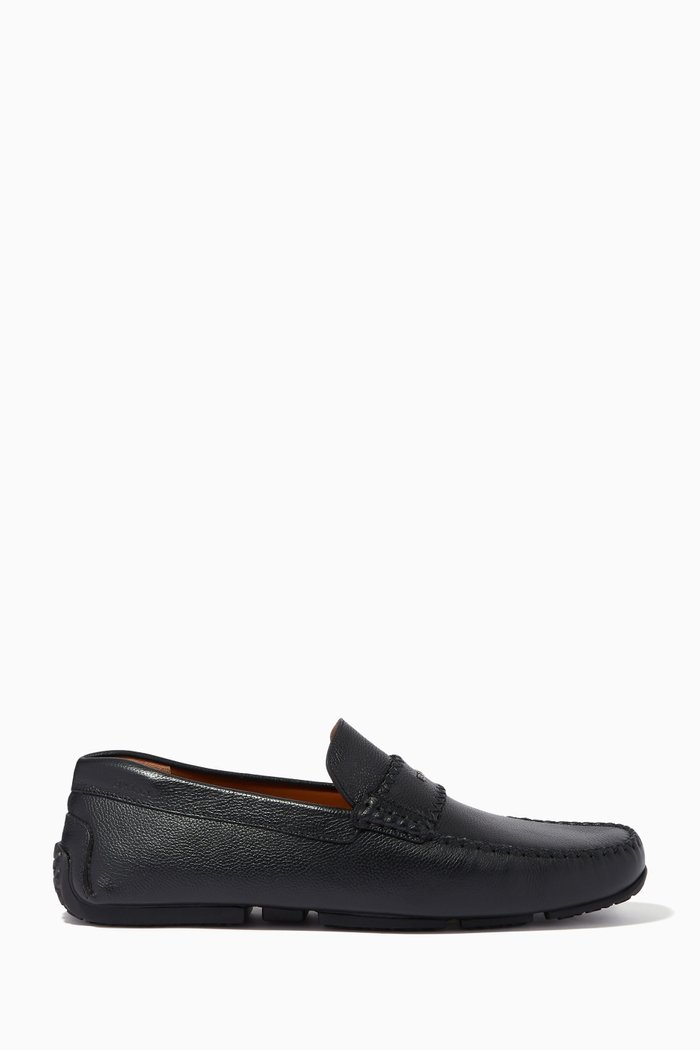 

Paladin Driver Shoes in Leather, Black