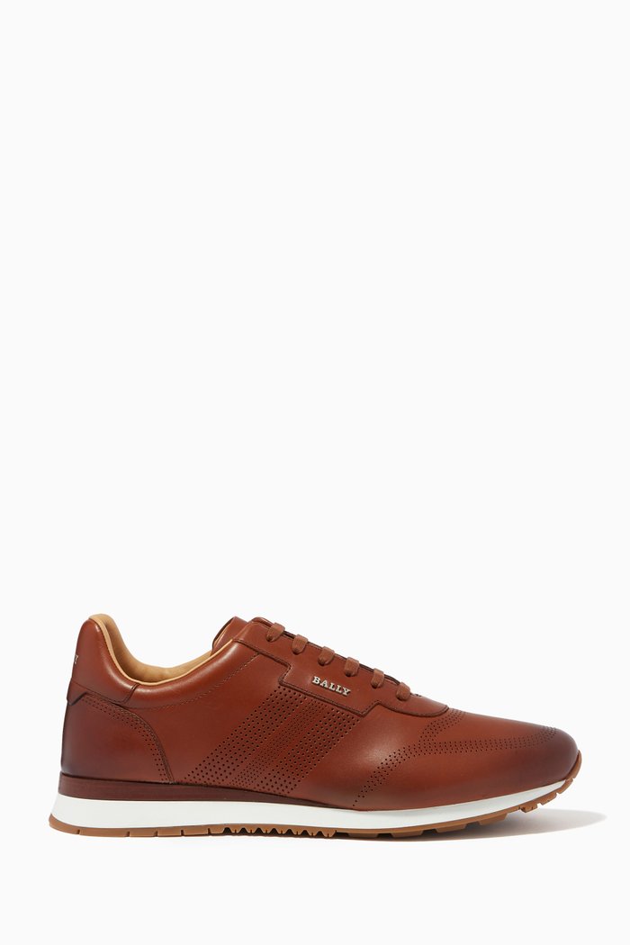 

Asken Sneakers in Russian Leather, Brown