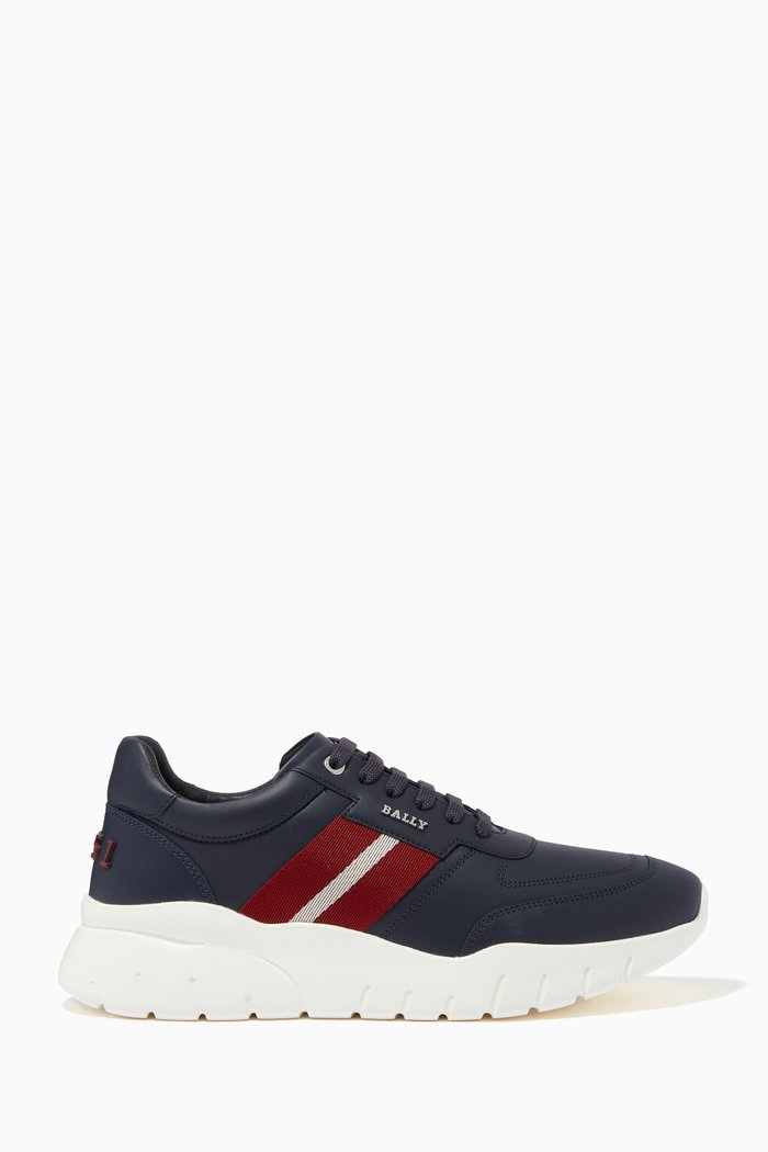 

Blerry Sneakers in Leather, Blue
