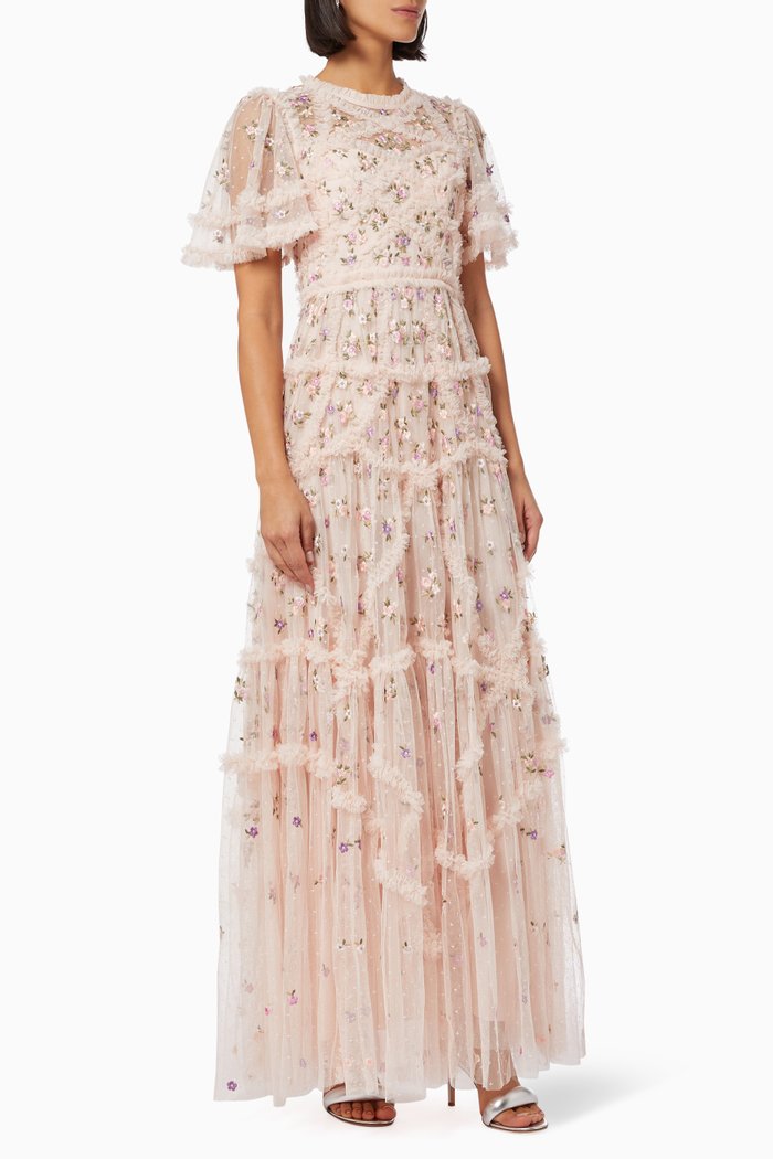 

Ophelia Gown in Kisses Tulle, Pink