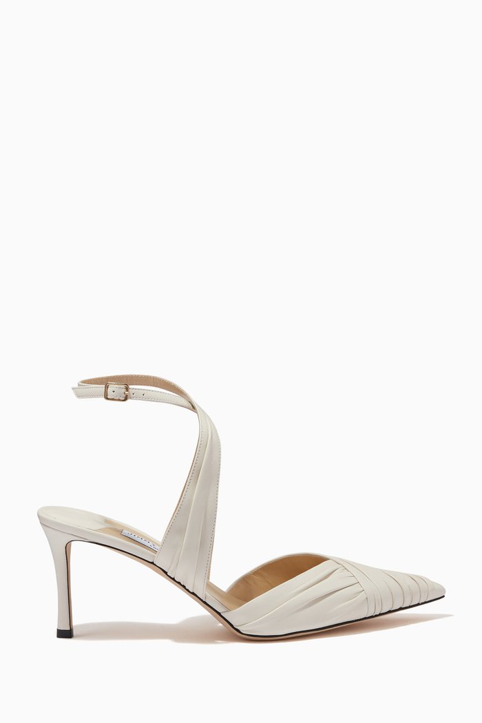 

Basil 75 Pumps in Pleated Nappa, Neutral