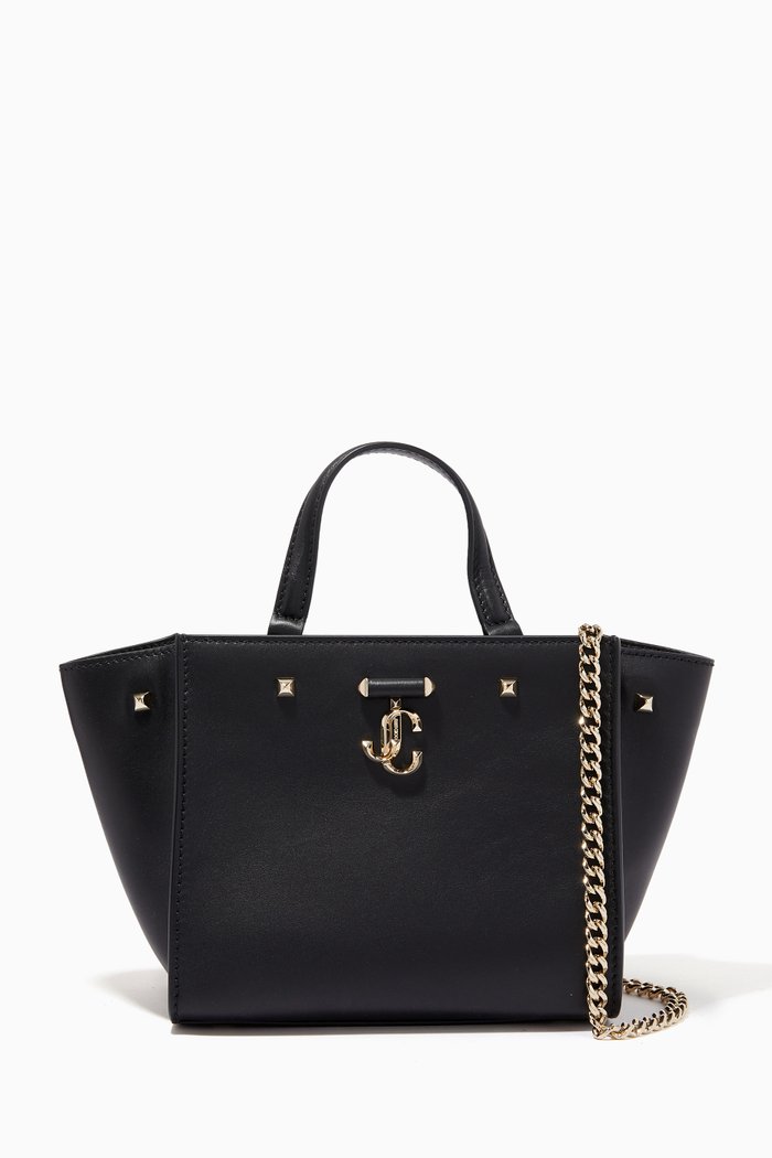 

Varenne Tote Bag in Leather, Black