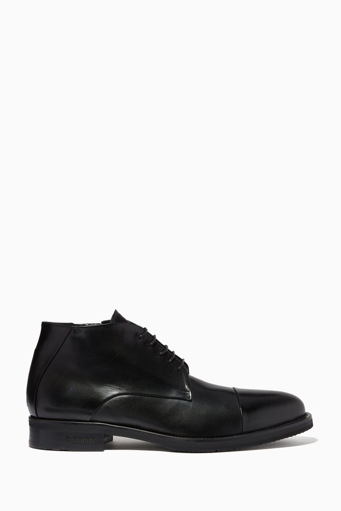 

Ankle Boots in Calfskin, Black