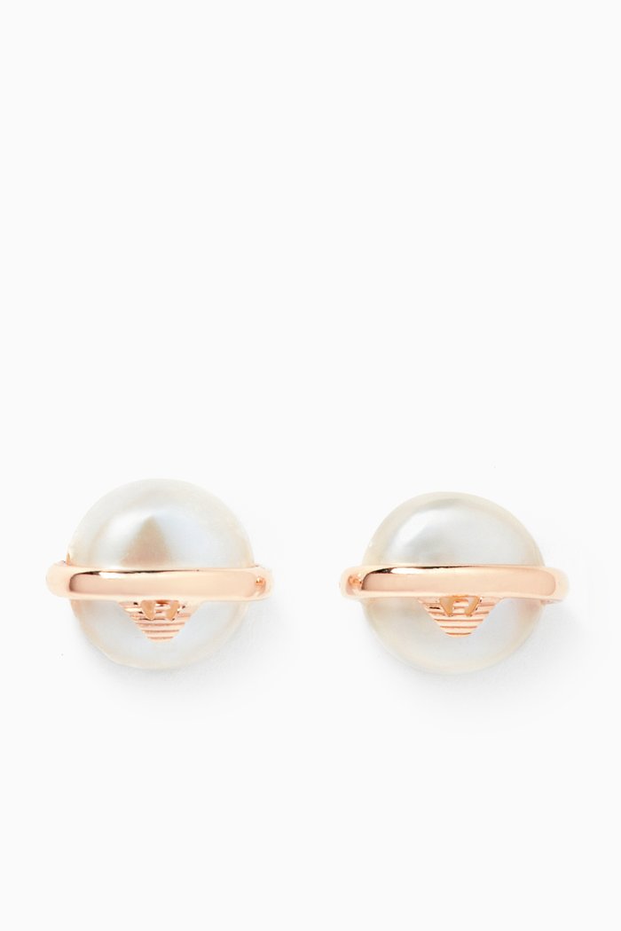 

EA Eagle Essential Stud Earrings, Rose gold