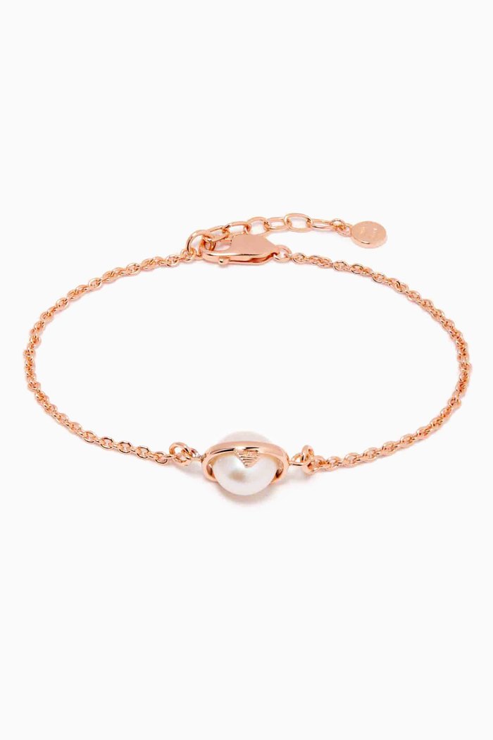 

EA Essential Bracelet in Sterling Silver, Rose gold