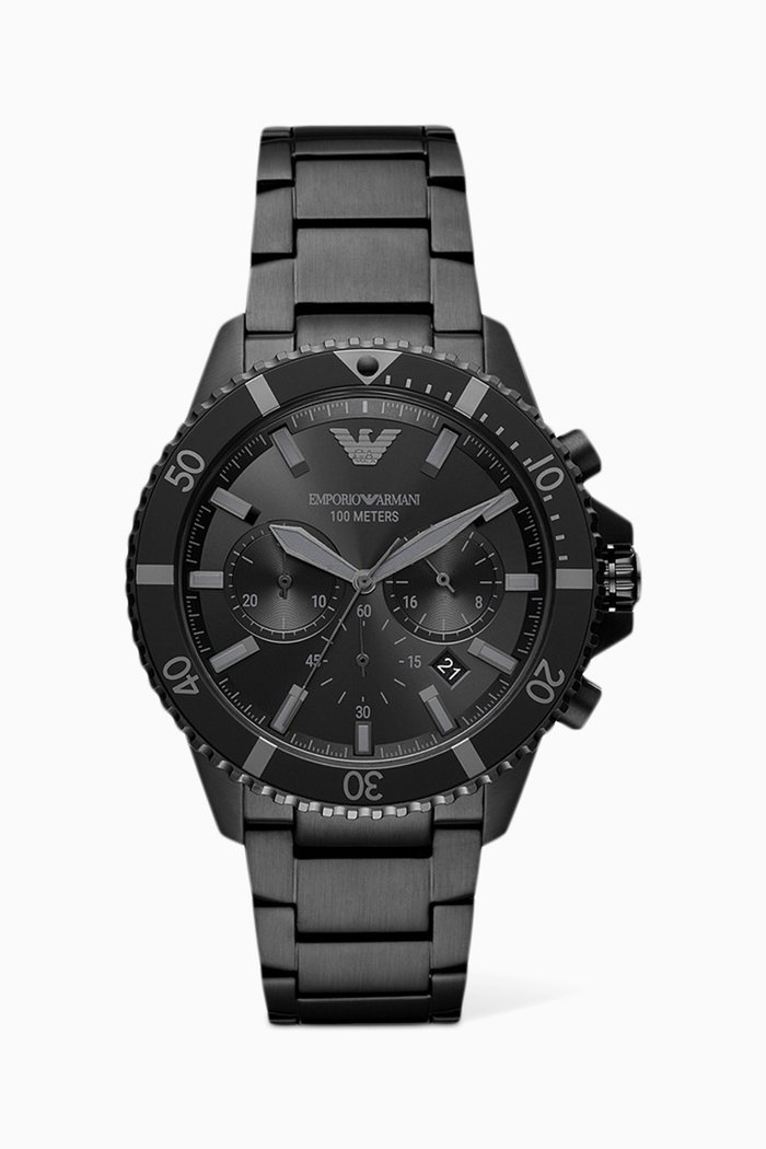 

Diver Chrono Watch, Black
