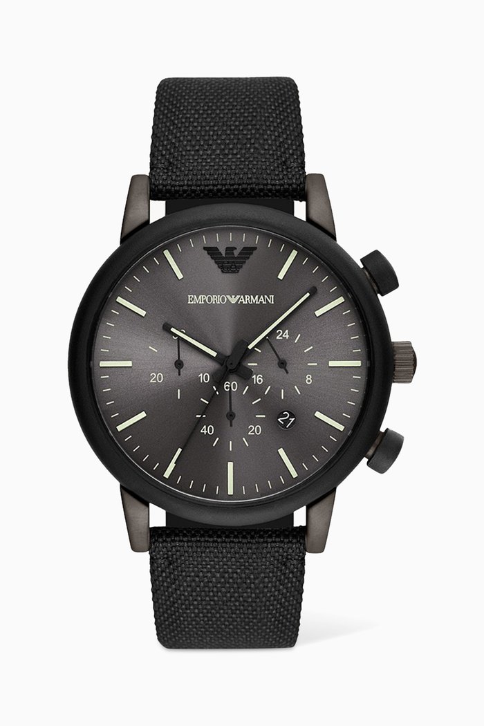 

Luigi Sport Chrono Watch, Black