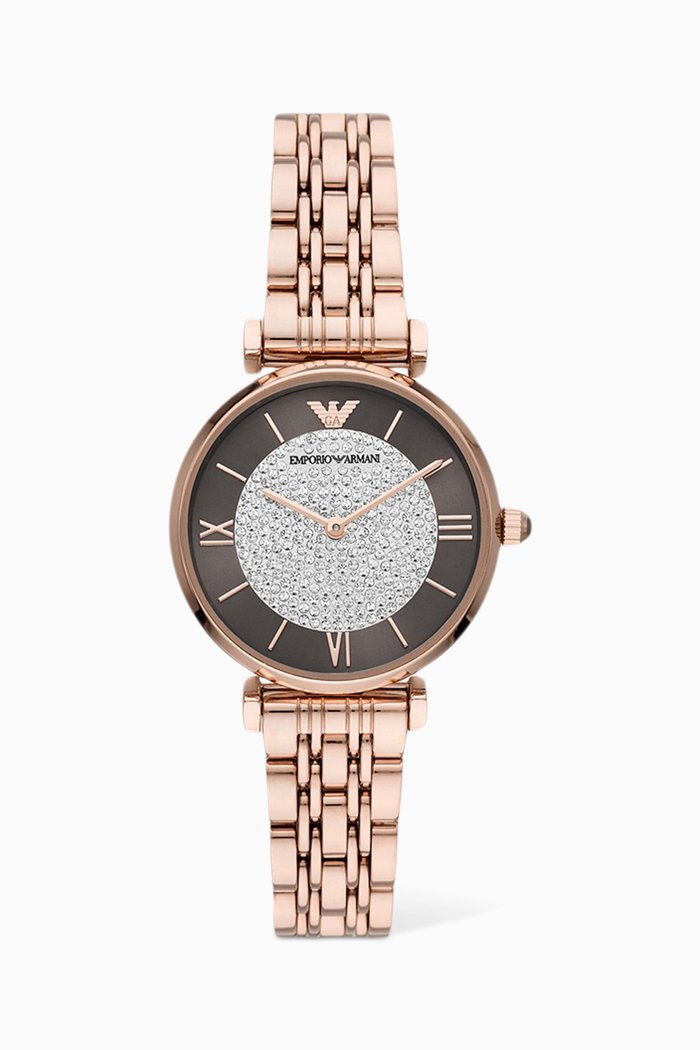 

Gianni Quartz Watch, Rose gold