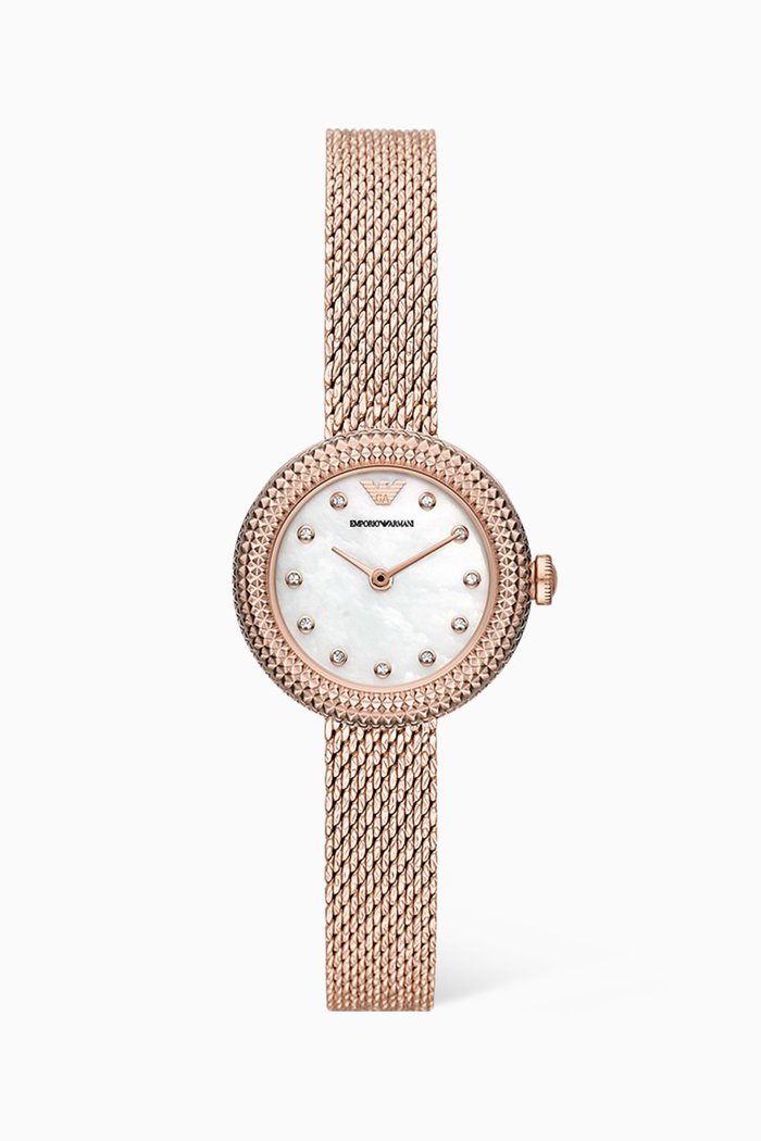 

Rosa Quartz Watch, Rose gold