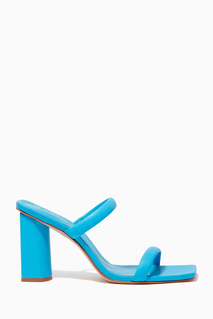 

Ully Sandals in Leather, Blue